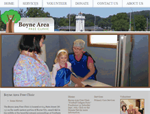 Tablet Screenshot of boyneareafreeclinic.com